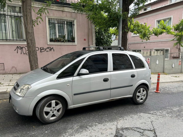 For Opel&Vauxhall Meriva 2014-Up Roof Rack System Carrier Cross Bars Aluminum Lockable High Quality of Metal Bracket Silver