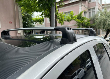 For Opel&Vauxhall Meriva 2014-Up Roof Rack System Carrier Cross Bars Aluminum Lockable High Quality of Metal Bracket Silver