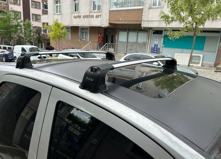 For Opel&Vauxhall Meriva 2014-Up Roof Rack System Carrier Cross Bars Aluminum Lockable High Quality of Metal Bracket Black