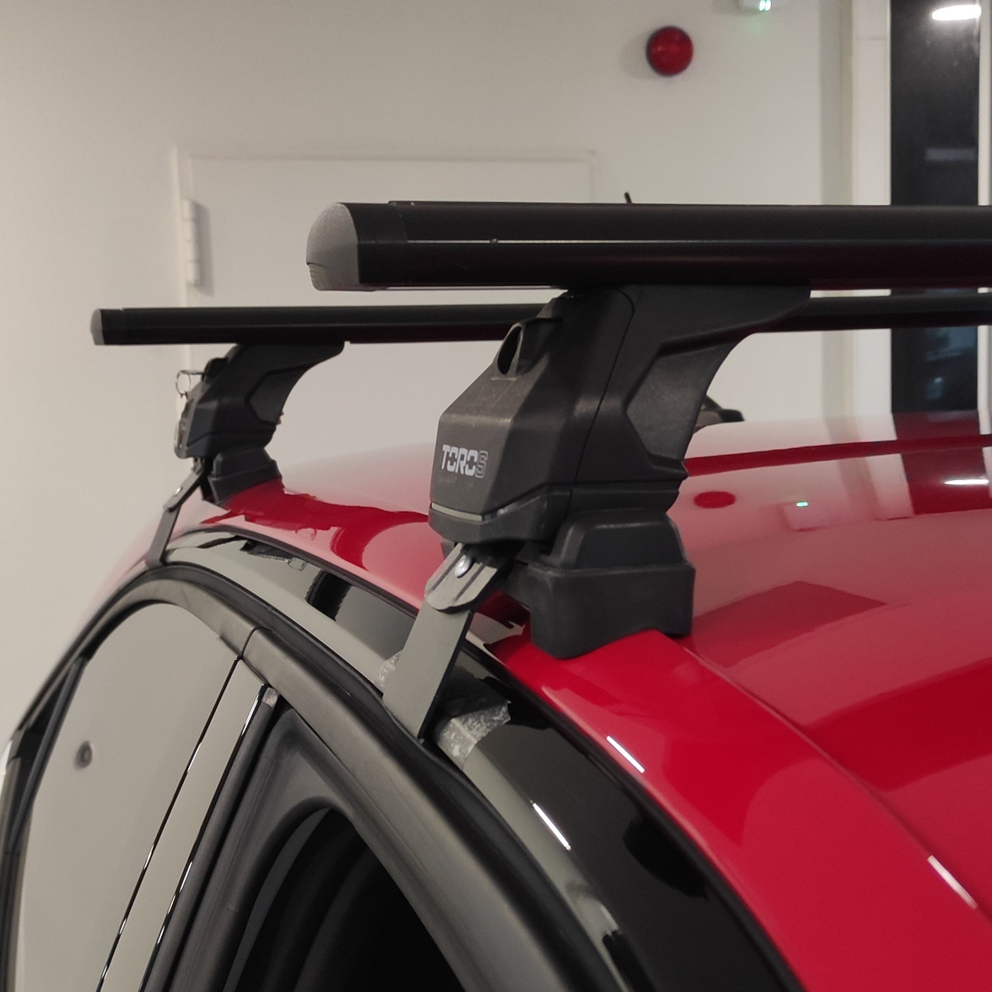 Compatible with Vauxhall Mokka vehicle Normal Roof Rack Cross Bars Spacial Series Pro 4 Black Color 2020- Up