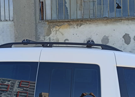 For Volkswagen Caddy III Maxi Roof Rails and Roof Rack Cross Bars Plus Full Set Silver 2003-2019