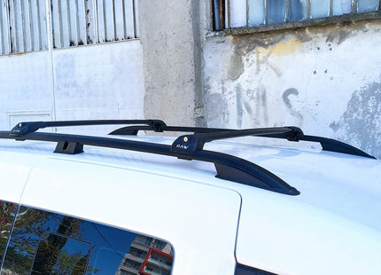 For Volkswagen Caddy III Roof Side Rails, Plus Silver 2003-2019