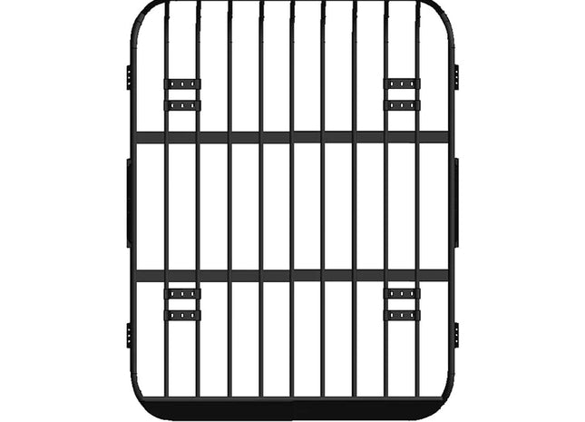 Paw Style Roof Cargo Basket Black Color