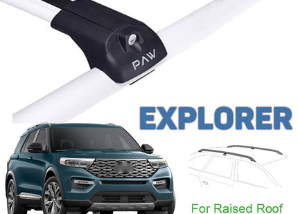 Ford Explorer Roof Rack Cross Bars Color Silver 2020