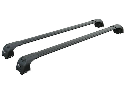 for Volvo XC40 Roof Rack Bars For Vehicles With Flush Roof Rails Black