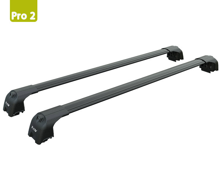 To fit Mercedes GLC Roof Rack-Crossbars Fits to for Flush Roof Rails Black Color