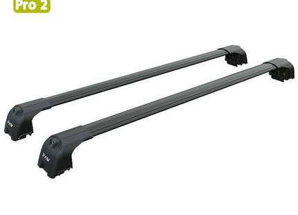for to Audi A6 C7 Awant Roof Rack Bars For Vehicles With Flush Roof Rails BLACK (2011-2018)