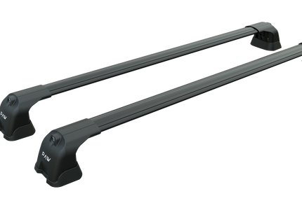 For Peugeot 207 2006-2012 Roof Rack System Carrier Cross Bars Aluminum Lockable High Quality of Metal Bracket Black