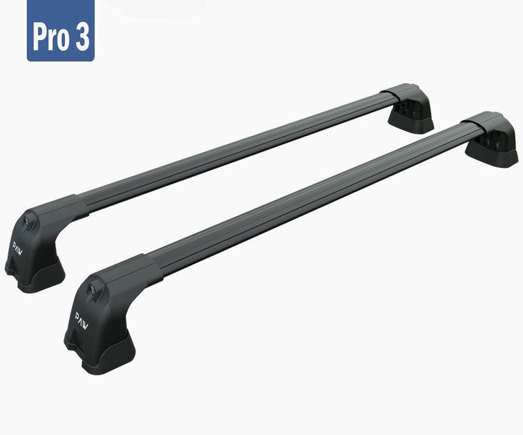 Mitsubishi Outlander Roof Racks Cross Bars Rails Top Carrier Alu Black 2011-2020 Pro 3