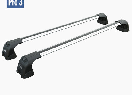 Mitsubishi Outlander Roof Racks Cross Bars Rails Top Carrier Alu Silver 2011-2020 Pro 3
