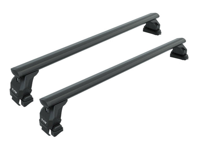 Fo Hyundai i20 Roof Rack System Carrier Cross Bars Aluminum Lockable High Quality of Metal Bracket Black