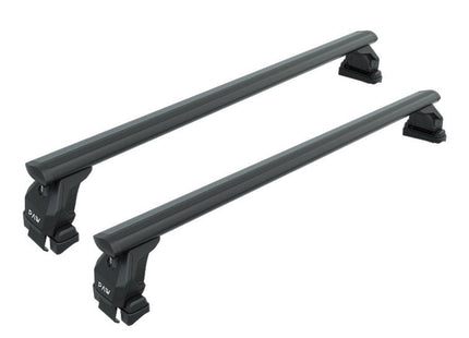 For Volvo S40 Sedan Roof Rack System Carrier Cross Bars Aluminum Lockable High Quality of Metal Bracket Black