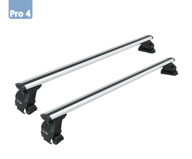 For Kia Picanto 2024-Up Roof Rack System, Aluminium Cross Bar, Metal Bracket, Normal Roof, Silver