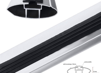 Fiat Tipo Cross Roof Rack Cross Bars Black