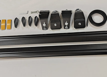 Jeep Gladiator JT Roof Rack Bars For Vehicles With Rain Gutters Black Color Pro 5