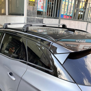 For Renault Austral Roof Rack System Carrier Cross Bars Aluminum Lockable High Quality of Metal Bracket Black