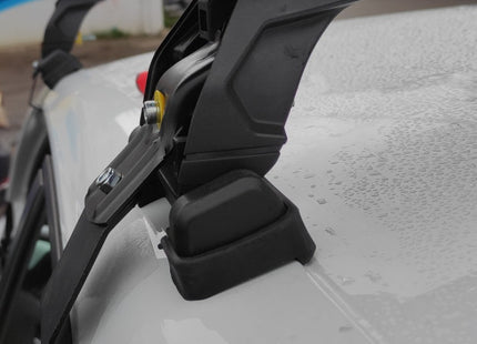 For Renault Clio 5 Roof Rack System Carrier Cross Bars Aluminum Lockable High Quality of Metal Bracket Black