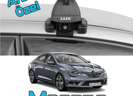 Paw Lockable Aluminium Roof bars for cars with standard roof for Renault Megane 4 (2016--)