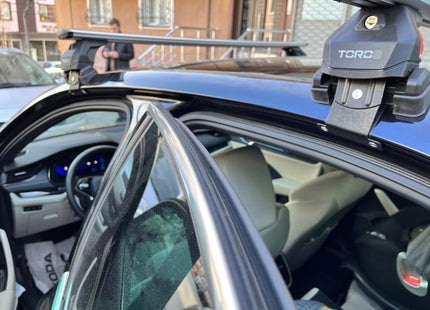 For Skoda Octavia A7 Roof Rack System Aluminium Cross Bar Black 2013-2020