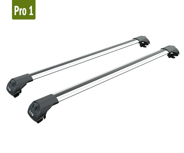 to fit BMW X5 E53 Roof Rack Bars For Vehicles With Raised Roof Rails Silver - 0