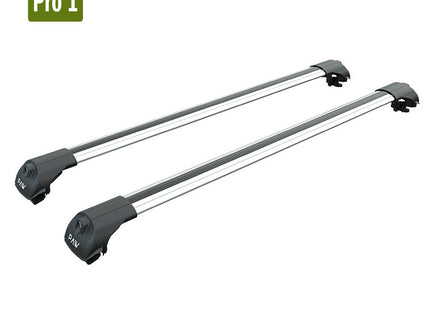 Mitsubishi Montero Sport Roof Rack Bars For Vehicles With Raised Rails Silver Color 2001-2006 Pro 1