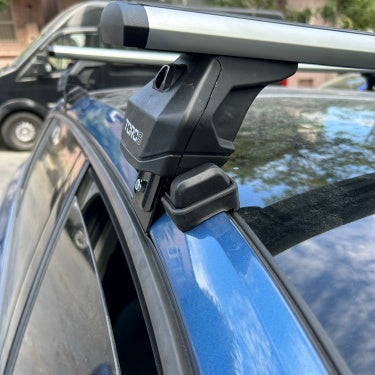 For Skoda Scala Roof Rack System Carrier Cross Bars Aluminum Lockable High Quality of Metal Bracket Silver 2019-Up