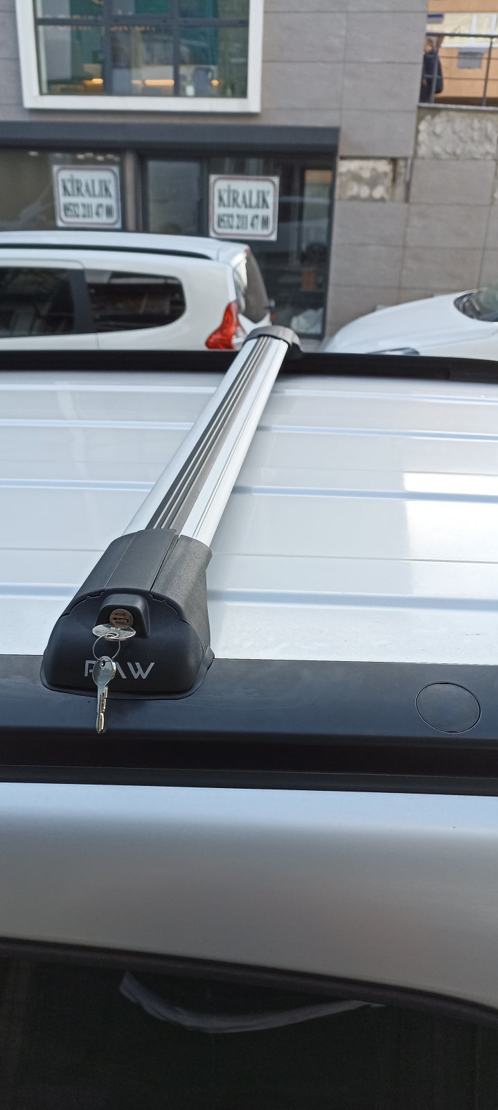 For Volkswagen T-Cross 2019-Up Roof Rack System Carrier Cross Bars Aluminum Lockable High Quality of Metal Bracket Silver