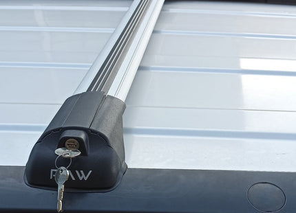 For Peugeot 307 (Wagon) 2002-2008 Roof Rack System Carrier Cross Bars Aluminum Lockable High Quality of Metal Bracket Silver