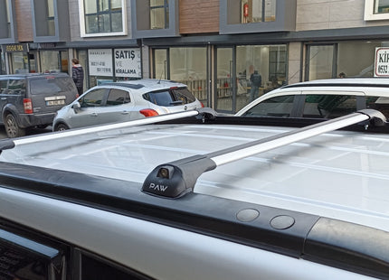 For Volkswagen IQ6 2021-Up Roof Rack System Carrier Cross Bars Aluminum Lockable High Quality of Metal Bracket Silver